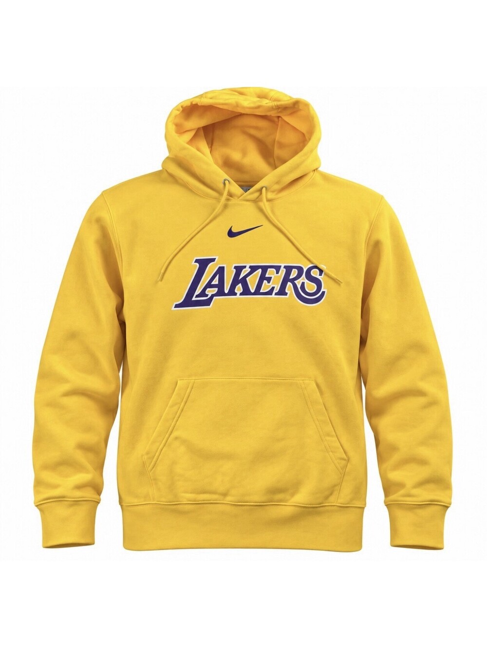 Nike Los Angeles Lakers Hoodie Men’s XL Yellow Pullover NBA Basketball NWT